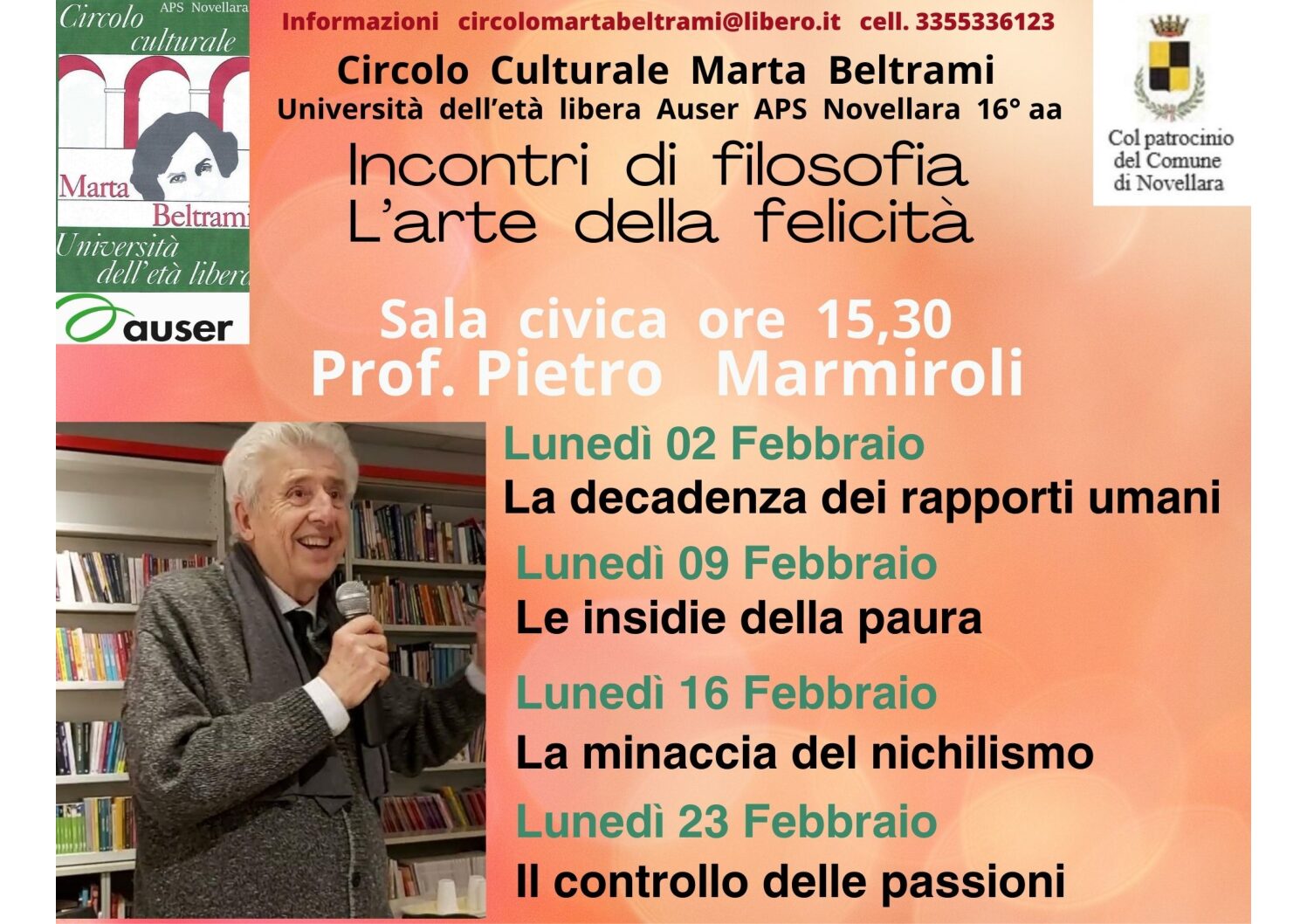 Incontri di Filosofia   L’Arte della Felicità