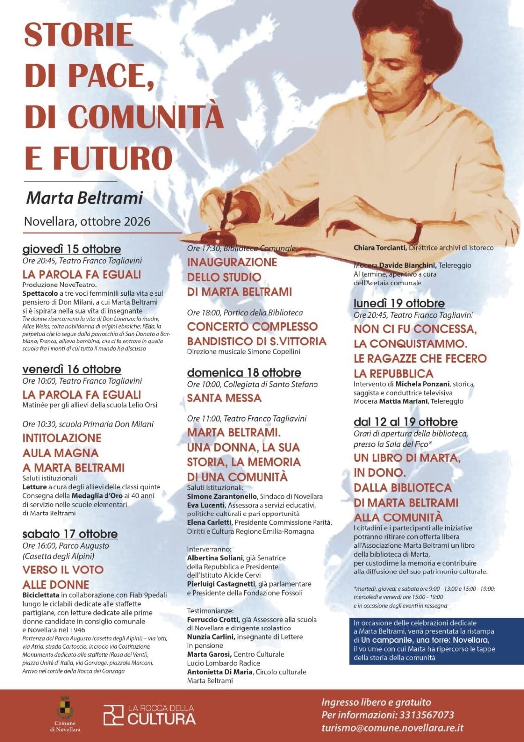 Storie di Pace, di Comunità e Futuro